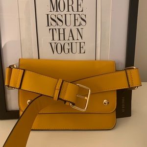 Mustard Yellow Waist Belt/Purse